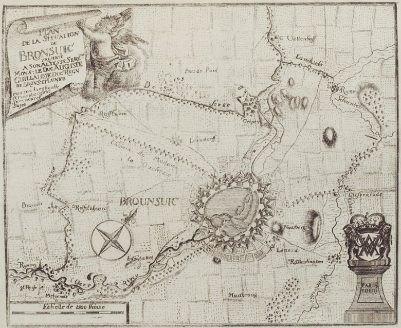 Braunschweig Karte 1714  bis 1715