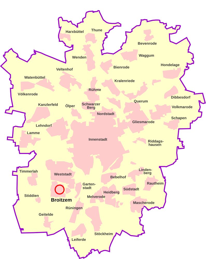 Braunschweig Stadtteile