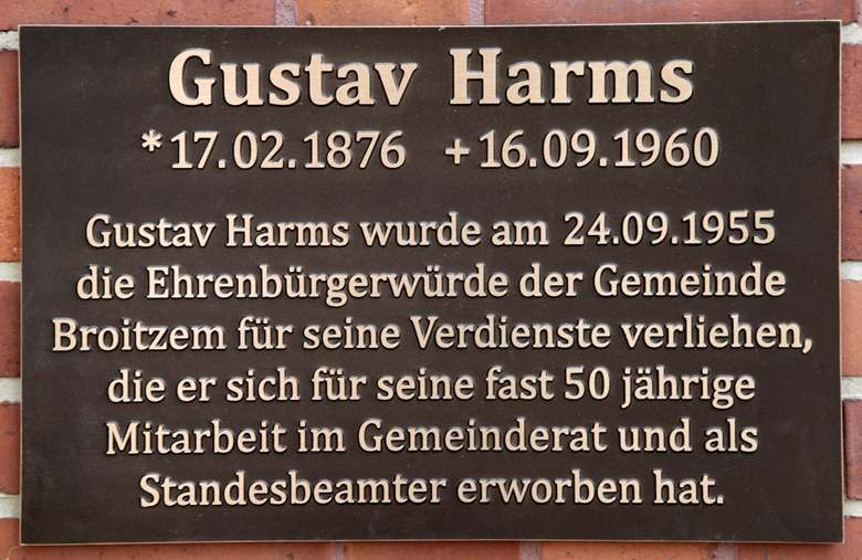 Gustav Harms Broitzem